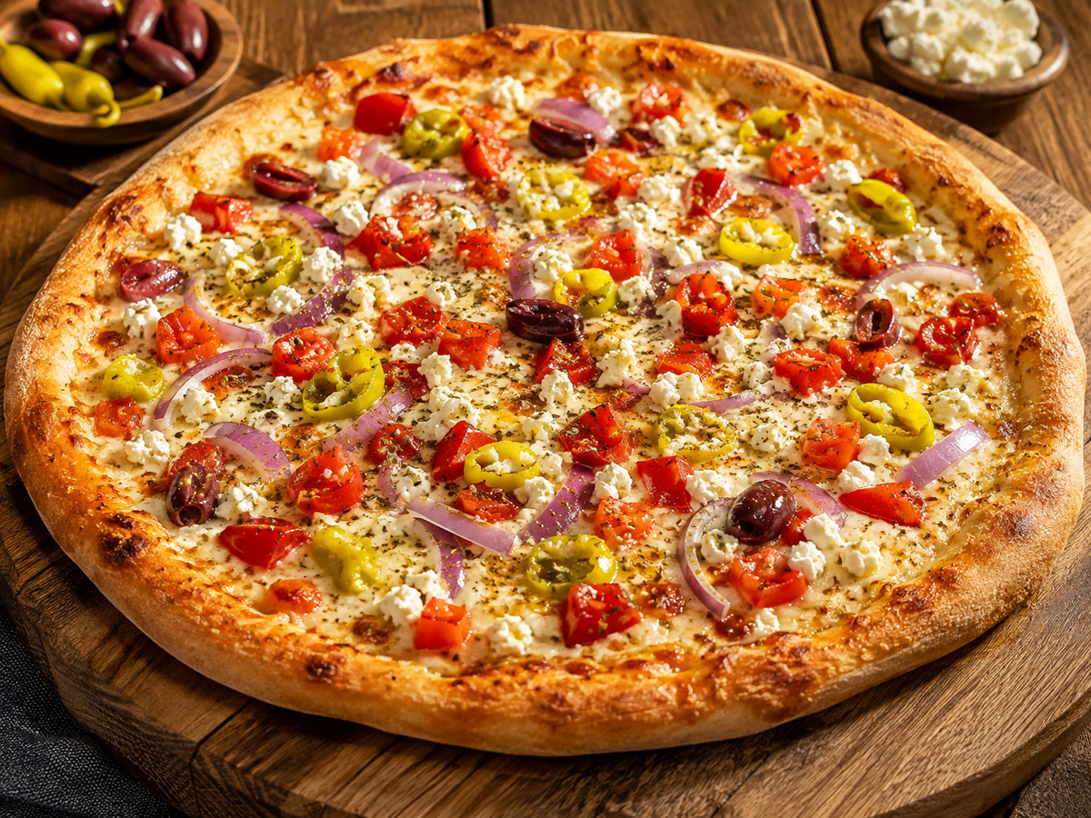 Greek-Style Pizza