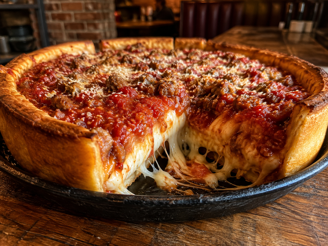 Chicago-Style Deep-Dish Pizza