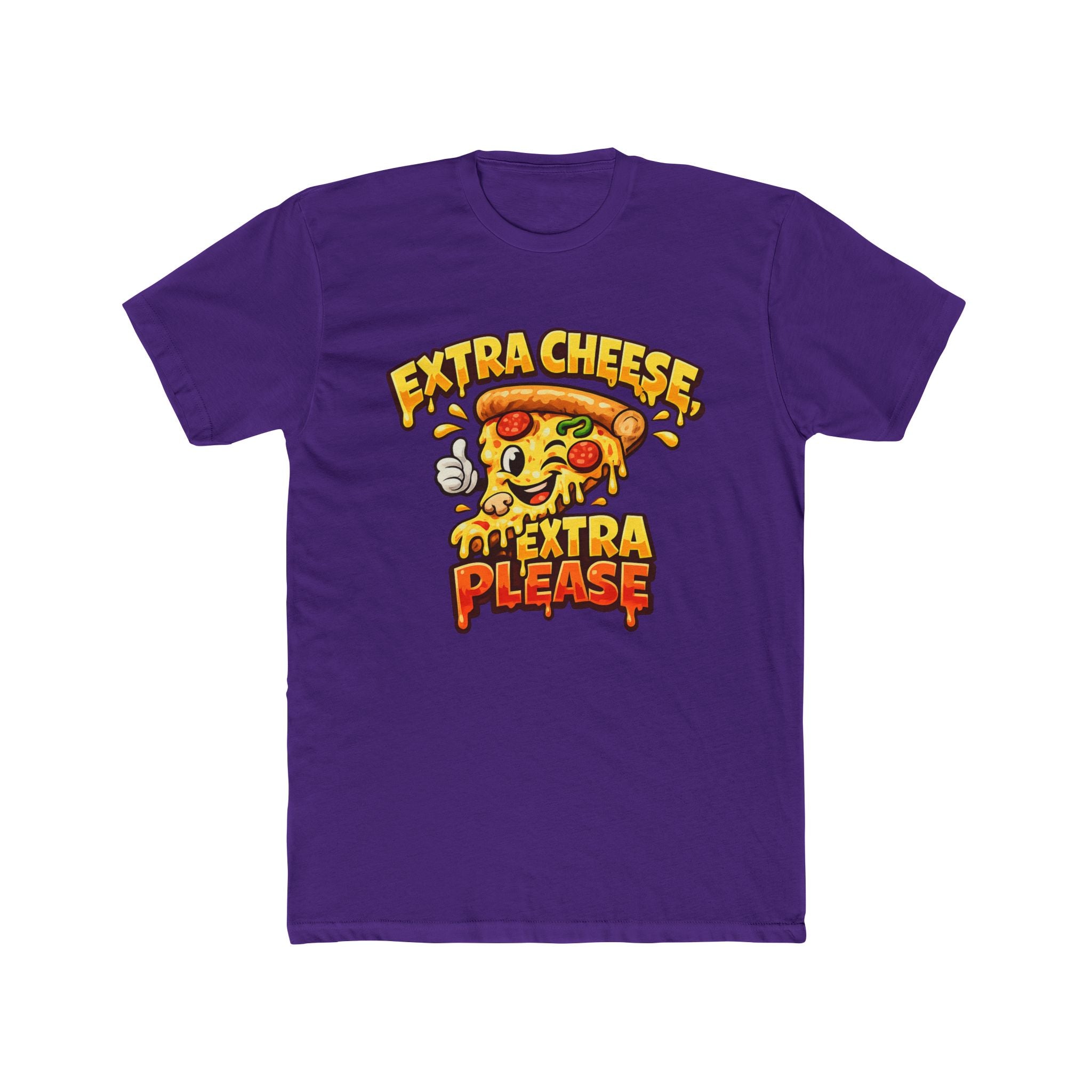 Extra Cheese Please Pizza T-Shirt — Funny Foodie Tee