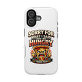 Phone Case - "Sorry for What I Said When I Was Hungry" Funny Pizza Graphic Magnetic Impact-Resistant Case