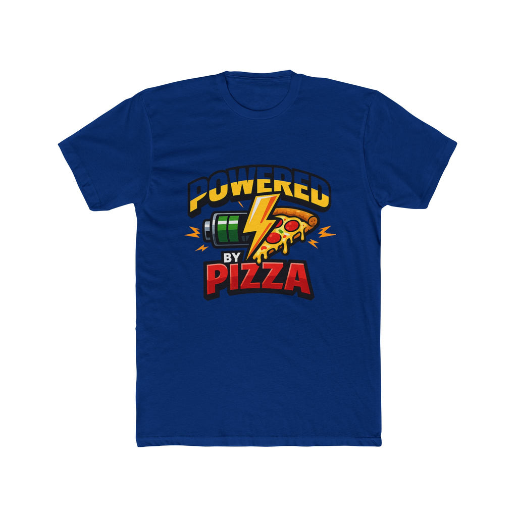 Powered by Pizza T‑Shirt – Funny Pizza Lover Tee